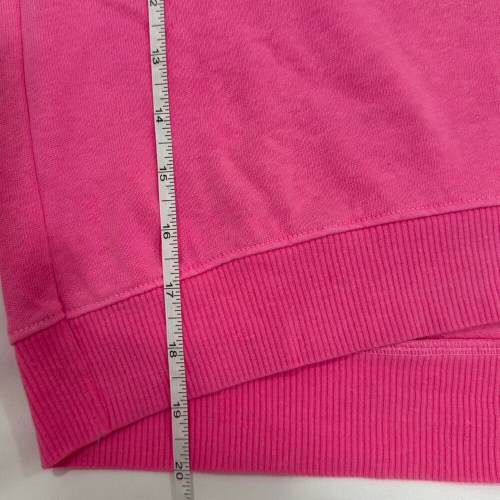 NWOT Sundry 78åÁ Crop Sweatshirt Pigment Neon Pink | Size 1 - Picture 8 of 8